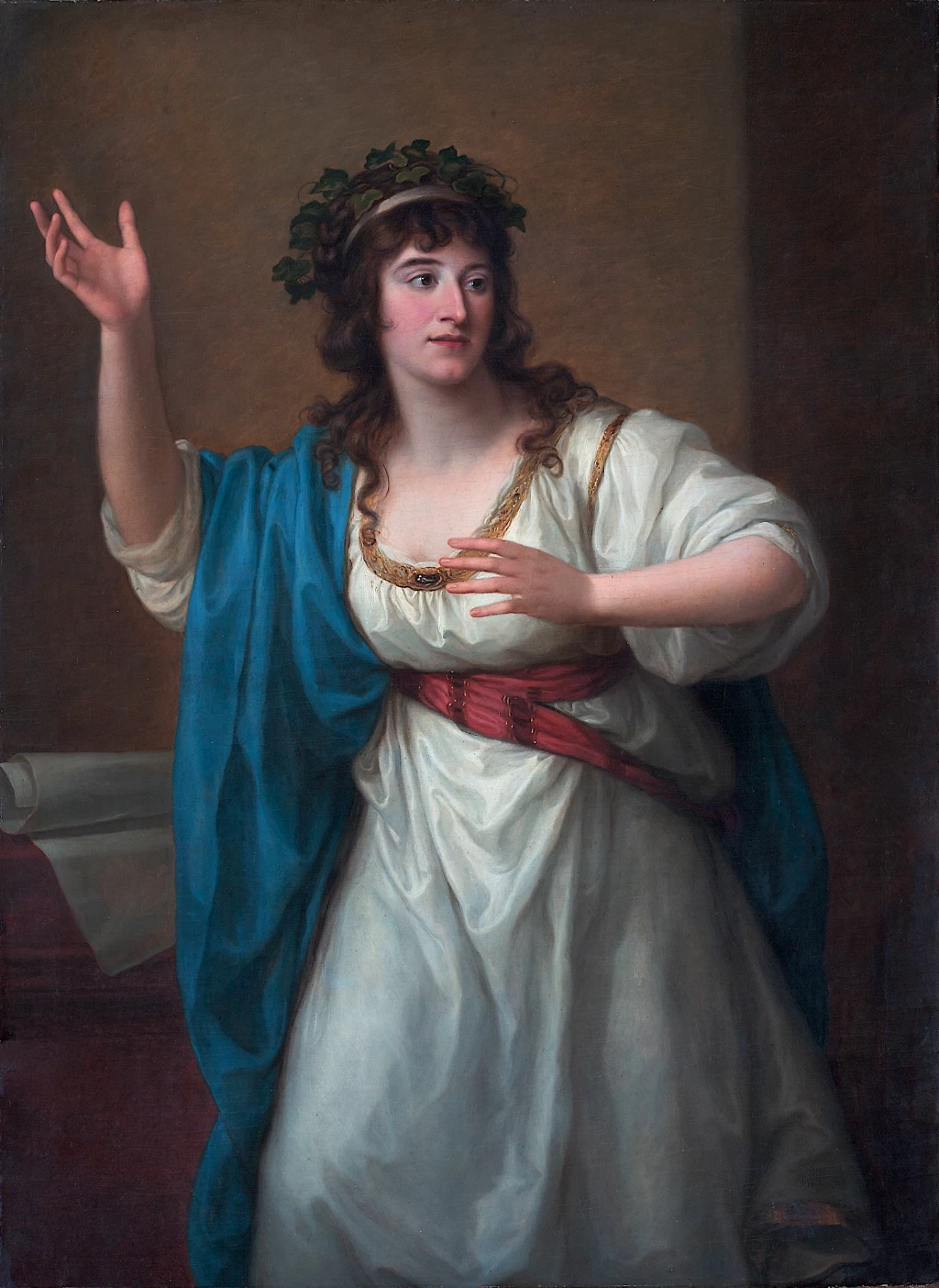 Angelika Kauffmann - 139, Ritratto della virtuosista estemporanea Teresa Bandettini, Landucci di Lucca, Museum Kunstpalast, Düsseldorf
